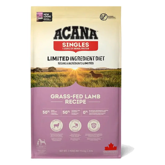 Acana Canine Adult Singles Grass Fed 11,4Kg nourriture pour chiens
