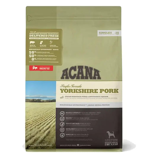 Acana Canine Adult Singles Yorkshire Pork 6Kg nourriture pour chien