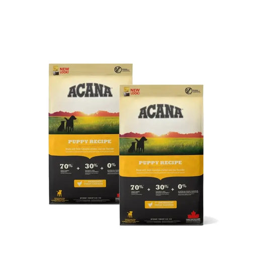 Acana Canine Puppy Heritage Large Breed 17kg nourriture pour chien 2-pack