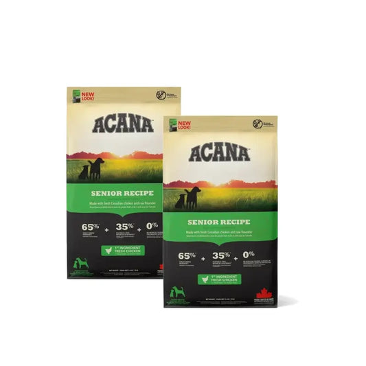 Acana Canine Senior 11,4 Kg Croquettes pour chien , pack 2
