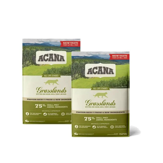 Acana Feline Adult Grasslands 4,5 Kg Cat Food , pack 2