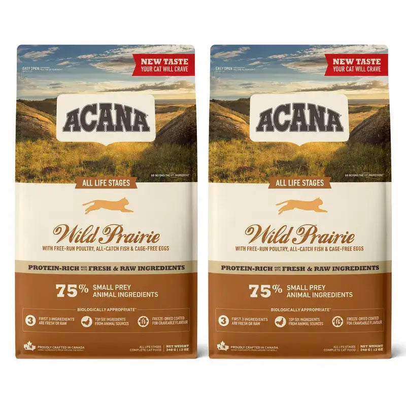Acana Feline Adult Wild Prairie 4,5 Kg Cat Food , pack 2