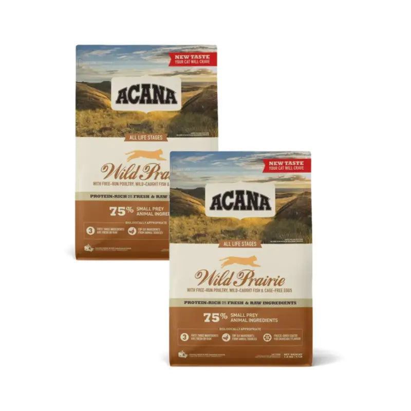 Acana Feline Adult Wild Prairie Pack 2 x 1,8 kg, croquettes pour chats