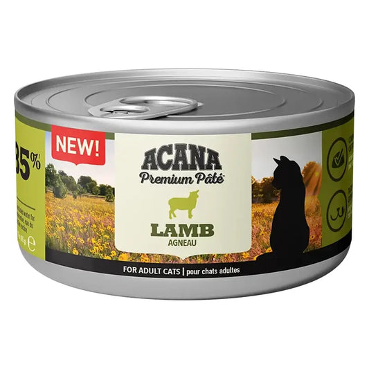 Acana Feline Premium Pate Lamb 24X85Grs nourriture humide pour chats