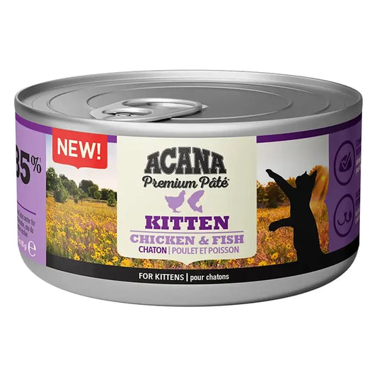 Acana Feline Premium Pate Kitten 24X85Grs nourriture humide pour chat