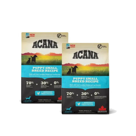 Acana Puppy Heritage pour petites races, 6 kg, croquettes pour chiens, lot de 2