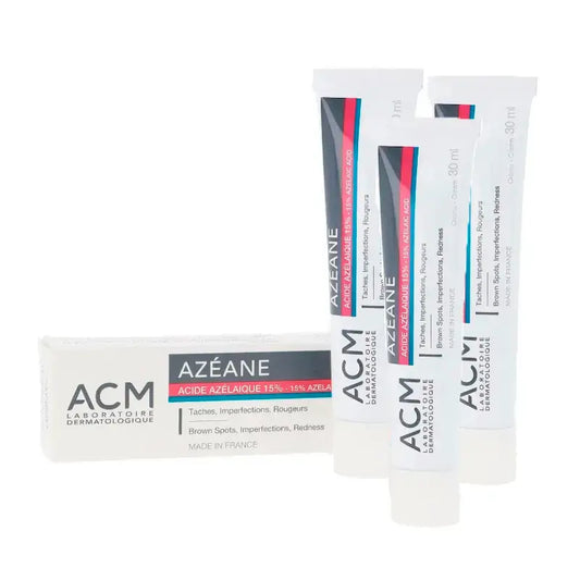 Acm Laboratoires Azéane Acide Azélaïque 15% Crème Pack 3 x 30Ml.
