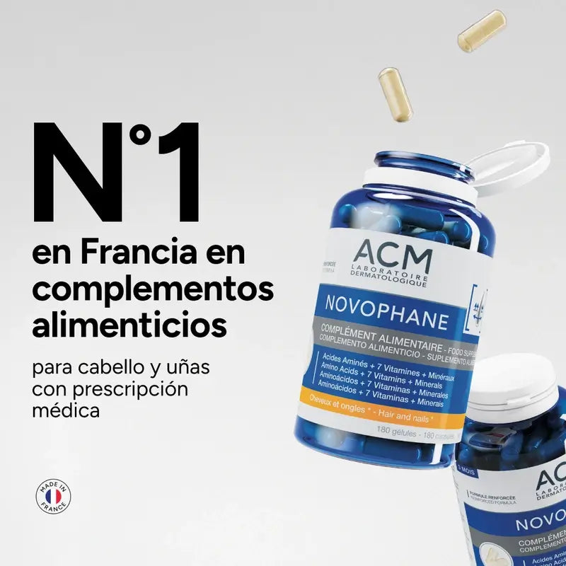 Acm Laboratoires Novophane Traitement complet des ongles Pack 3 mois