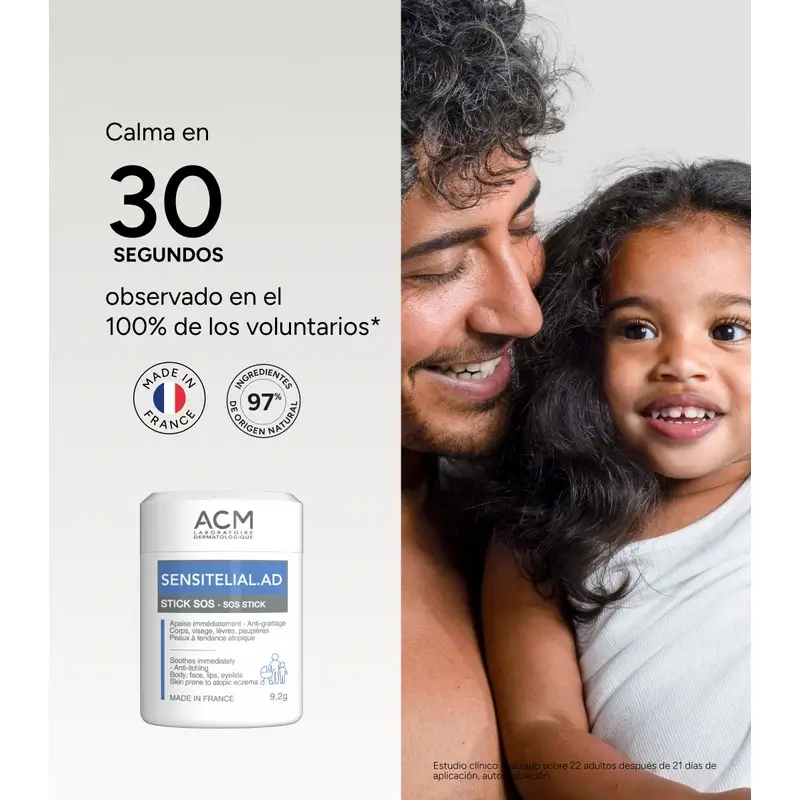 Acm Laboratoires Sensitelial.Ad Sos Stick apaisant, 9,2 grammes