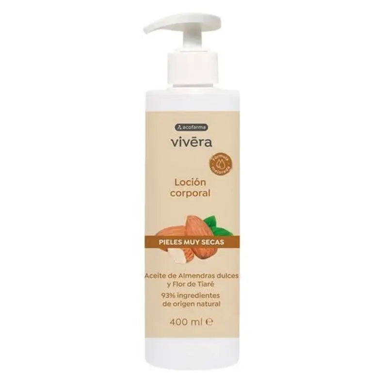 Acofar Derm Crème hydratante pour le corps à l'amande 400 ml