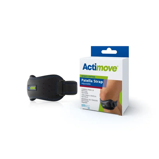 Actimove, sangle rotulienne réglable, noire, taille universelle