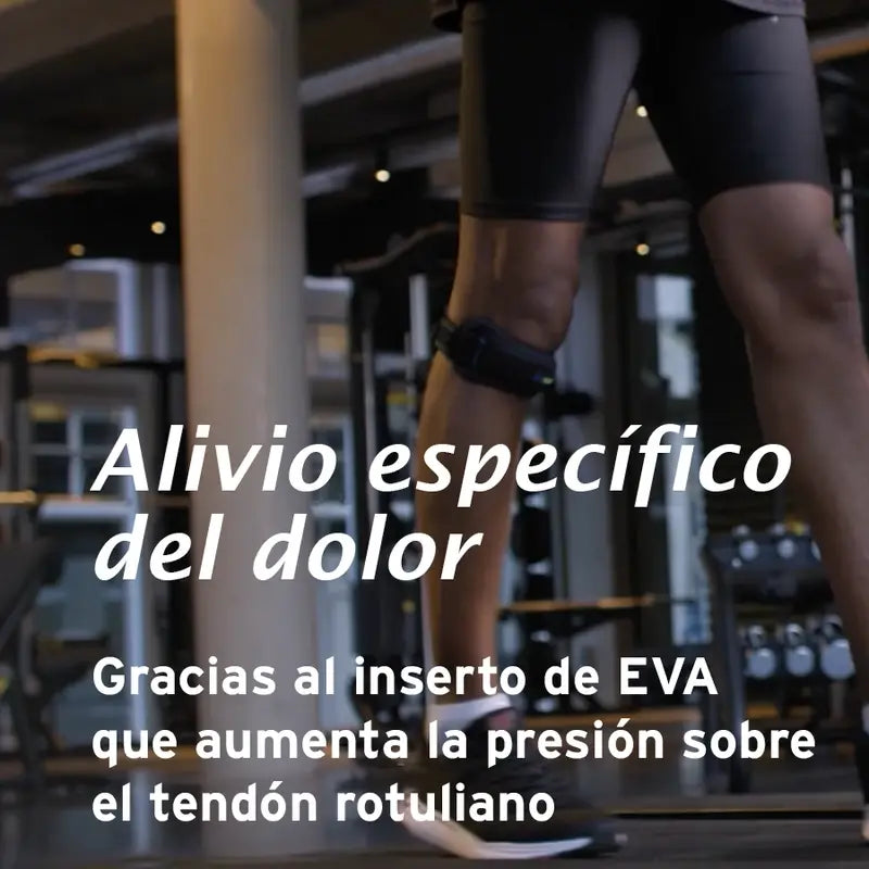 Actimove, sangle rotulienne réglable, noire, taille universelle