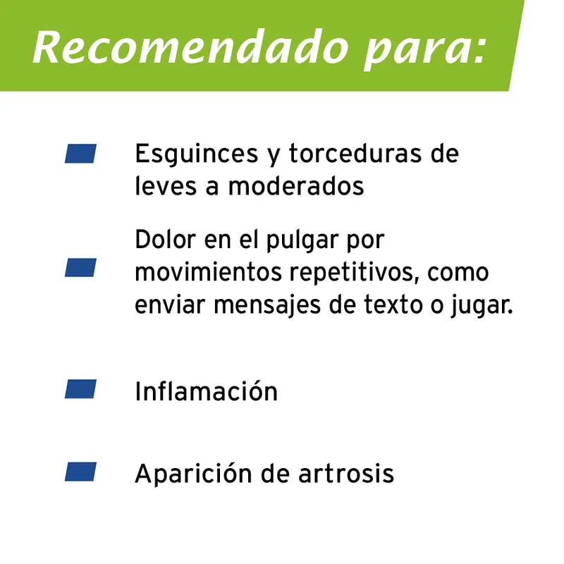 Stabilisateur de pouce Actimove avec attelles noires