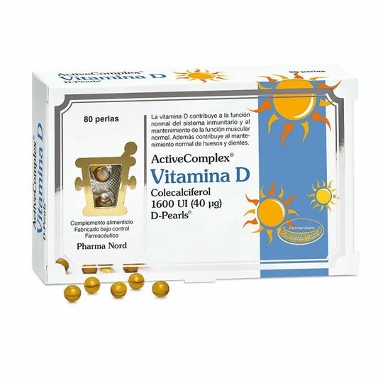 ActiveComplex® Vit. D 40 mcg. 1600 IU, 80 pearls
