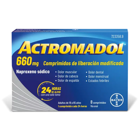 Actromadol 660 mg, 8 Comprimés