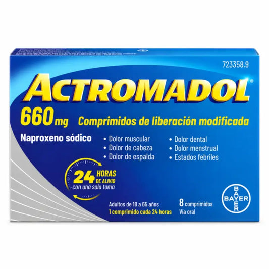 Actromadol 660 mg, 8 Comprimés