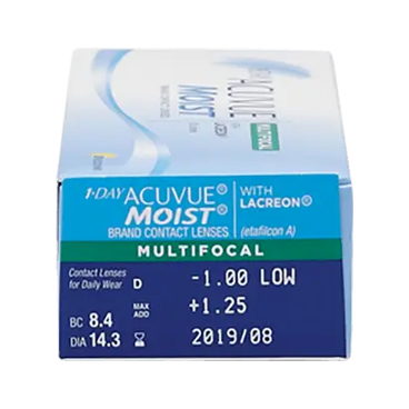 Acuvue 1 Day Moist Daily Multifocal Lenses , 30 unités