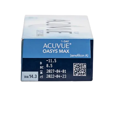 Acuvue 1 Day Oasys Max Lentilles journalières, 90 unités