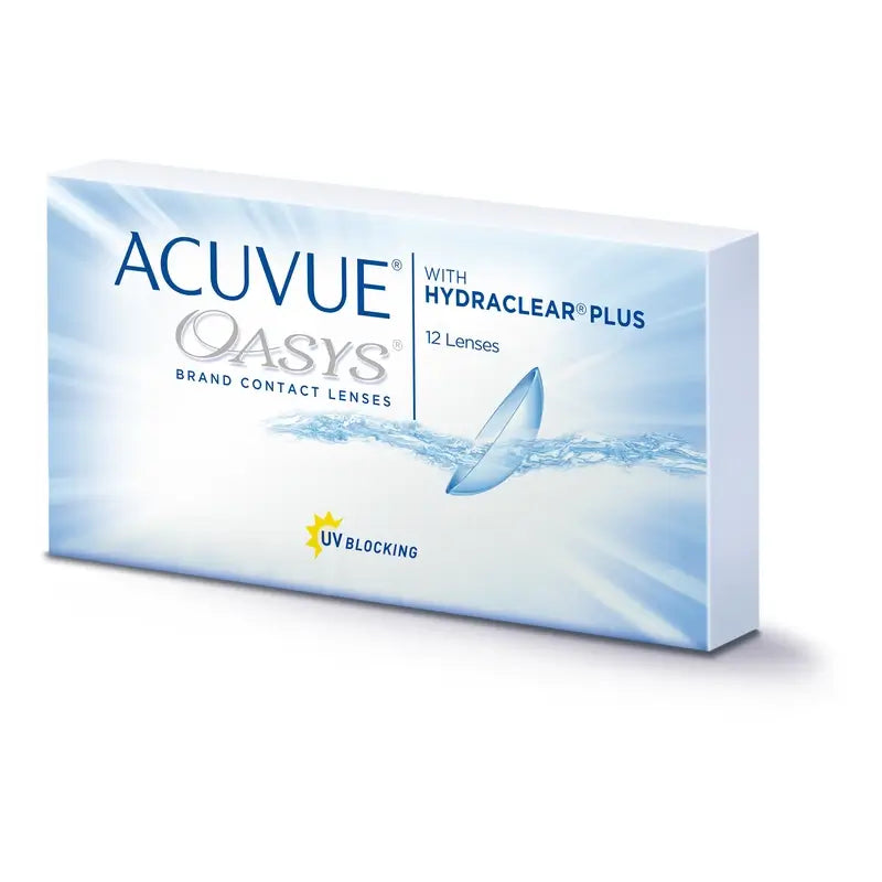 Acuvue Oasys Lentilles sphériques bihebdomadaires, 12 unités