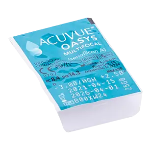 Acuvue Oasys Lentilles multifocales bihebdomadaires, 6 unités