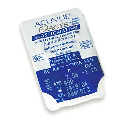 Acuvue Oasys Lentilles toriques bihebdomadaires, 6 unités