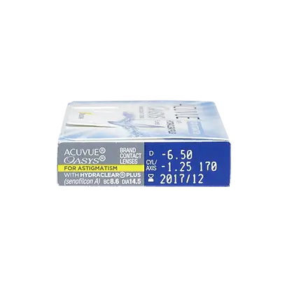 Acuvue Oasys Lentilles toriques bihebdomadaires, 6 unités