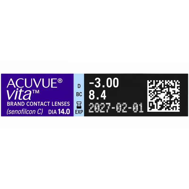 Acuvue Vita Lentilles bihebdomadaires, 6 unités