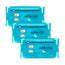 Addermis Biactiv Gant de soin savonneux pour le lavage du corps, 3X40 unités