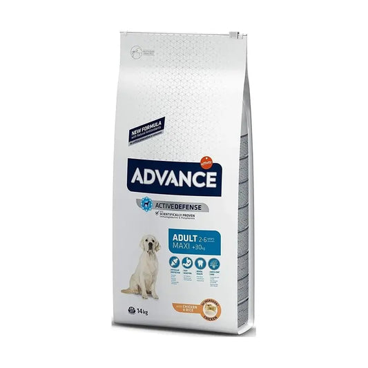 Advance Canine Adult Maxi Chicken Rice 14kg, nourriture pour chiens