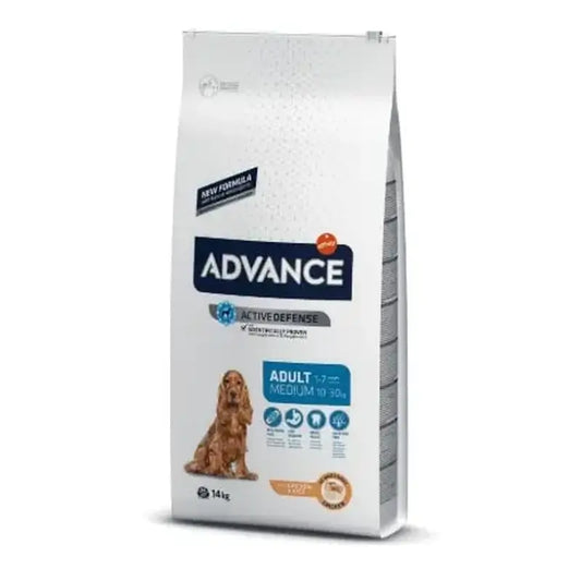 Advance Canine Adult Medium Chicken Rice 14kg, nourriture pour chiens