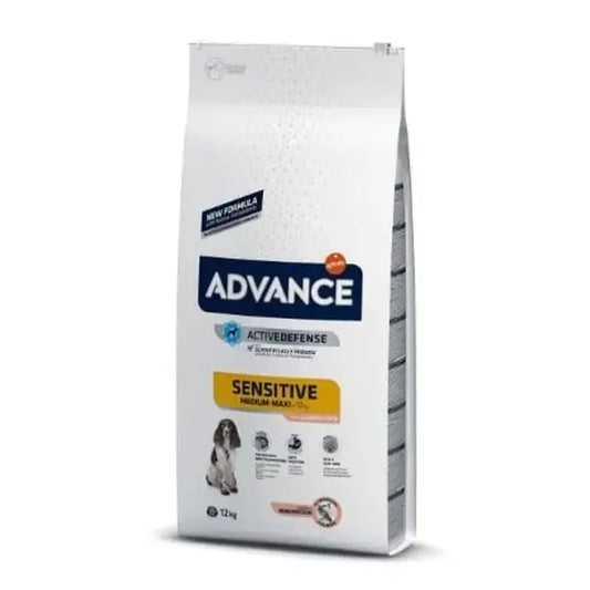 Advance Canine Adult Sensitive Salmon Rice 12Kg, nourriture pour chiens
