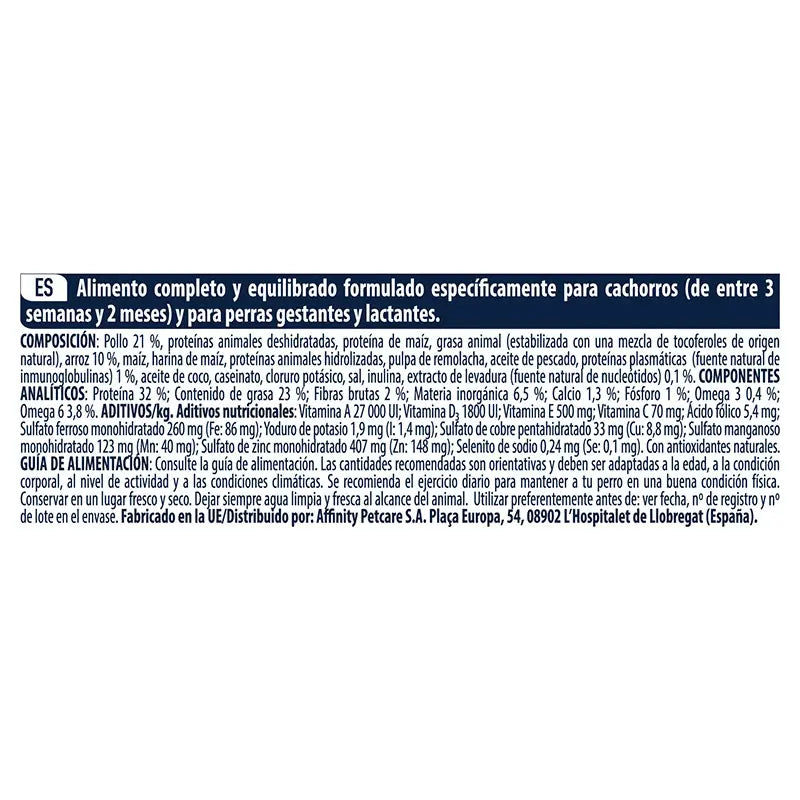 Advance Canine Puppy Protect Initial 3Kg, nourriture pour chiens