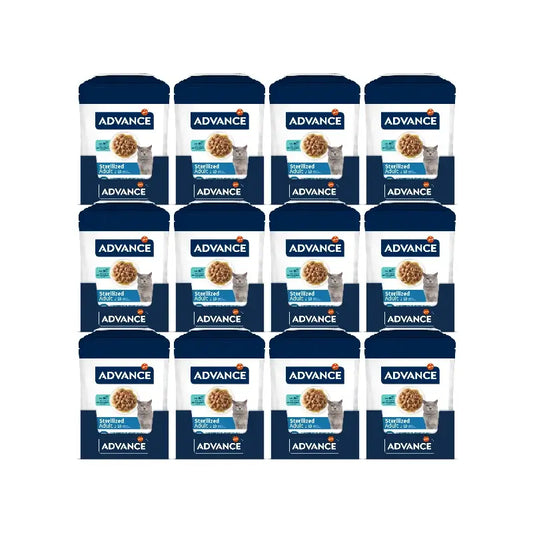 Advance Nourriture humide pour chats, à la morue, portions individuelles, 12 x 85 g
