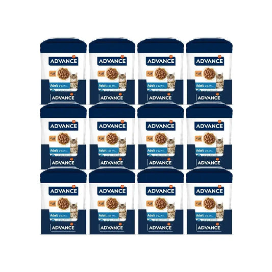 Advance - Nourriture humide pour chats au poulet, 12 x 85 g