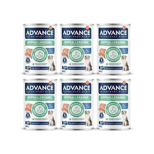 Advance - Nourriture humide pour chiens, à la truite, portions individuelles, 6 x 400 g
