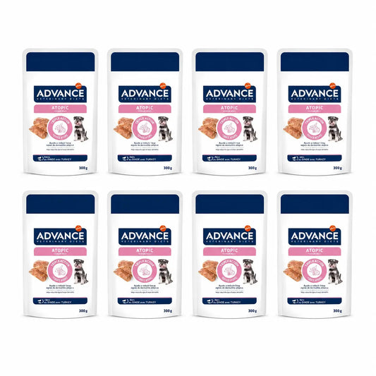 Advance Nourriture humide Support Skin pour chiens Mini, portions individuelles, 8 x 150 g