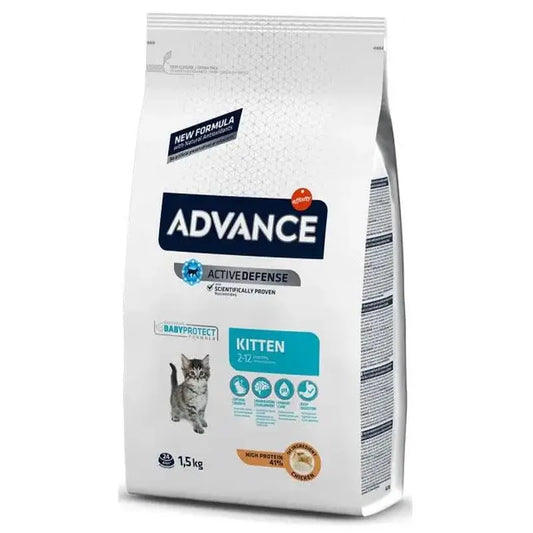 Advance Feline Kitten Chicken Rice 1,5Kg, nourriture pour chat