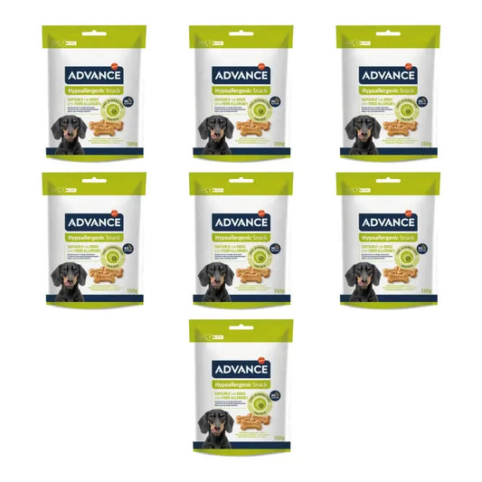 Advance Hypoallergenic Snack, 150 g, lot de 7