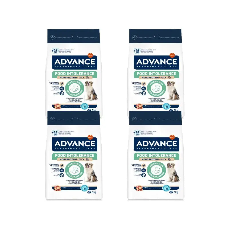 Advance Aliment pour chiens, au canard, Superpremium, 4 x 3 kg