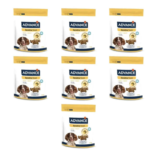 Advance Sensitive Snack, 150 g, lot de 7