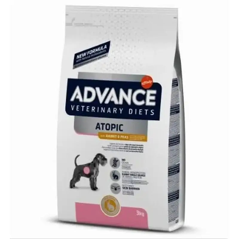 Advance Vet Canine Adult Atopic Rabbit 3Kg, nourriture pour chiens