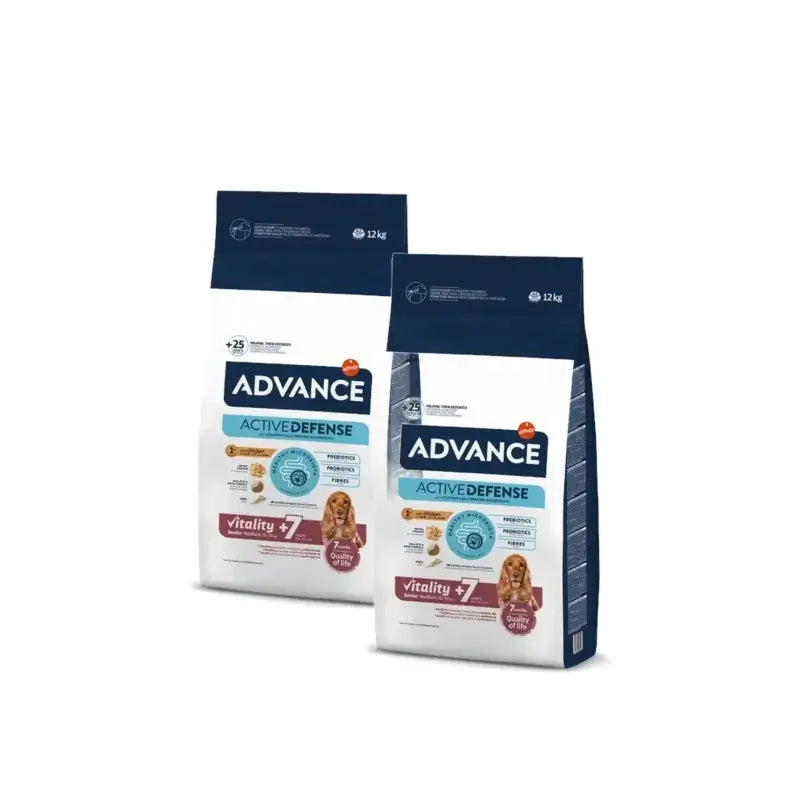 Advance Senior Medium +7 Poulet et riz, 12 kg