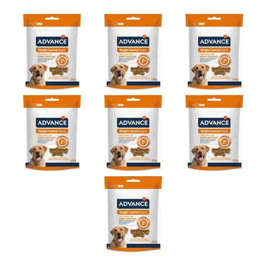 Advance Weight Control Snack, 150 g, lot de 7