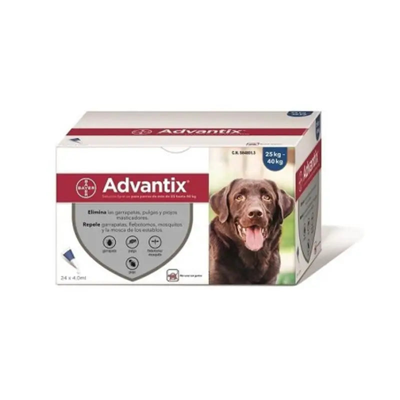 Advantix 24 Pipettes 4,0 ml +25Kg