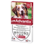Pipettes antiparasitaires Advantix pour chiens de 10 à 25 kg 4pcs x 2.5 ml