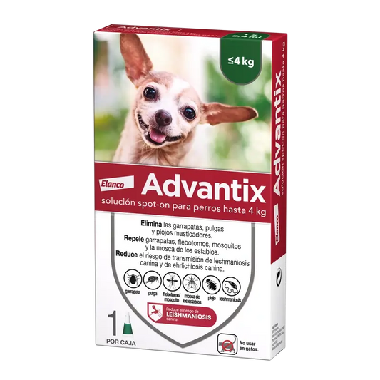 Advantix Mono Pipette, 0.4 ml 0-4Kg
