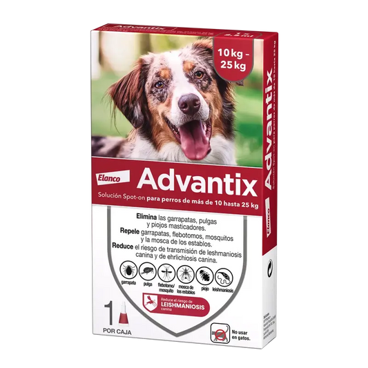 Pipette mono Advantix, 2,5 ml 10-25Kg