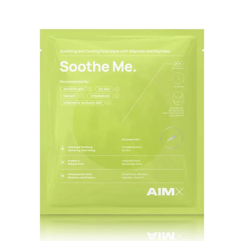 Masque pour le visage "Soothe Me" d'Aimx, 25 ml