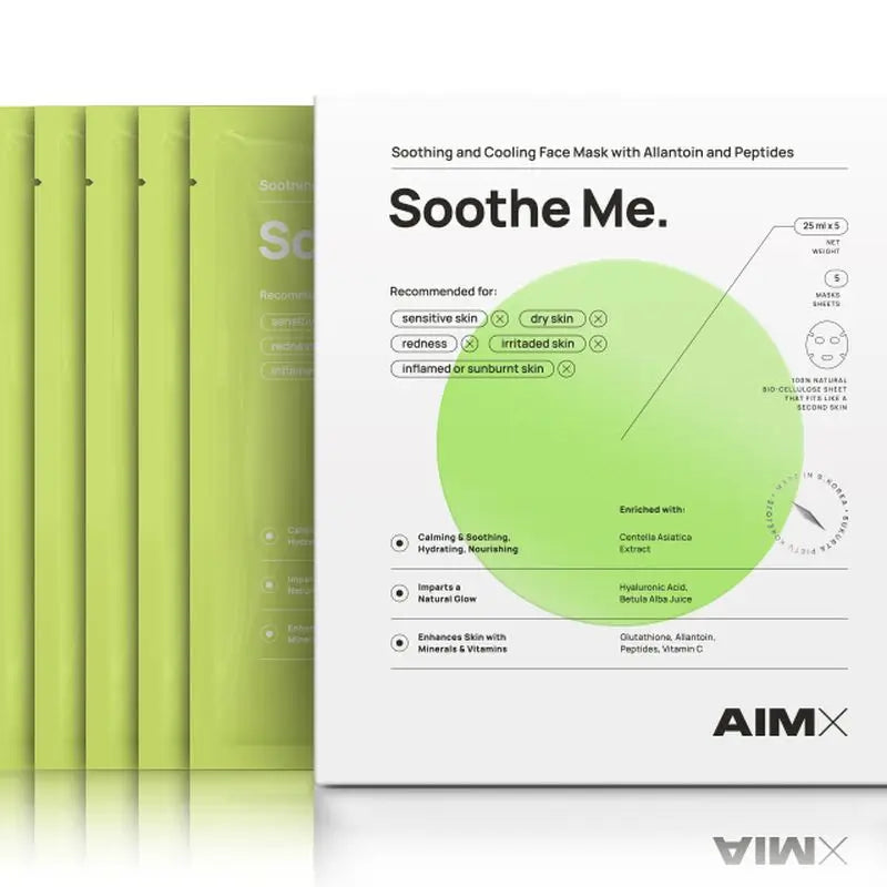 Masque pour le visage "Soothe Me" d'Aimx, 25 ml