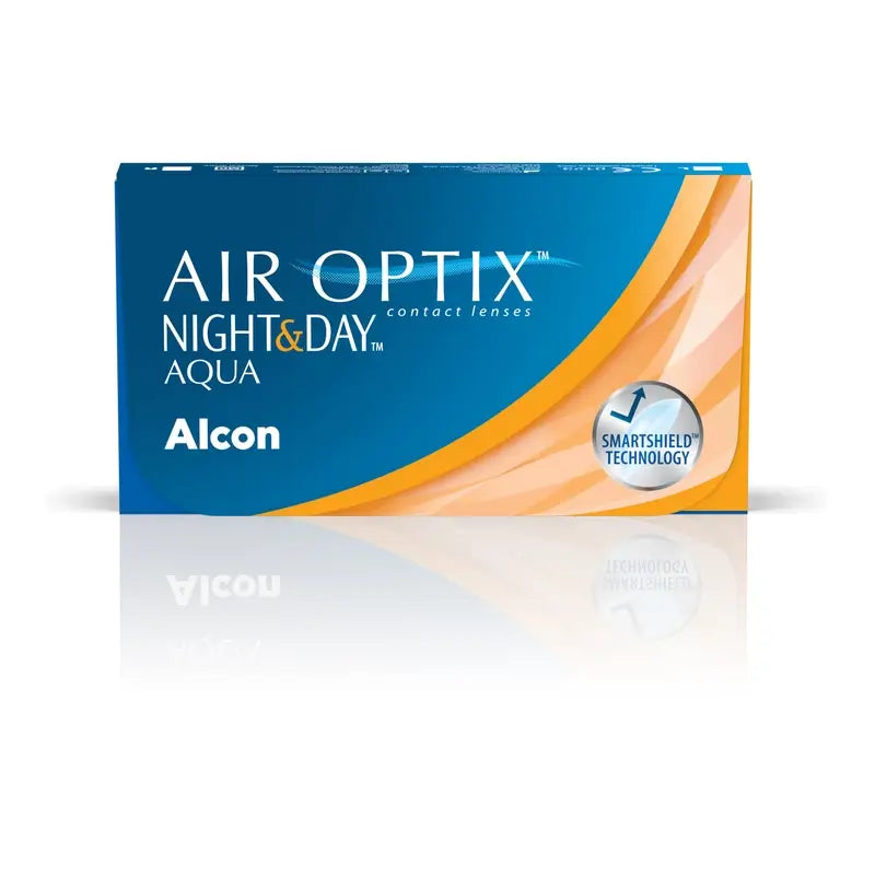 Lentilles de contact mensuelles Air Optix Night&Day Aqua Spherical, 6 unités